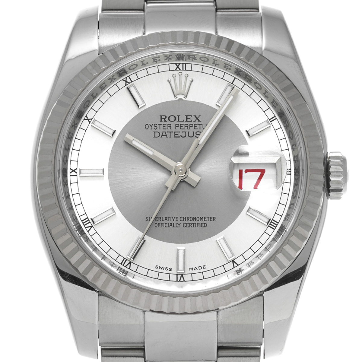 ロレックス / ROLEX デイトジャスト 36 116234 シルバー/グレー メンズ 時計 【中古】【wristwatch】