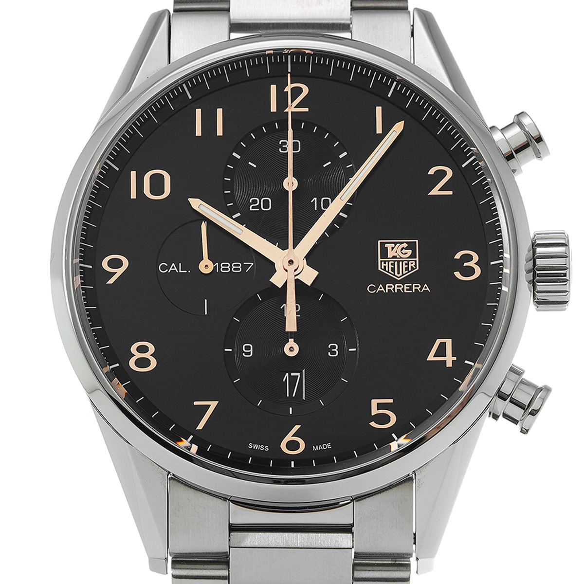 【新品】タグホイヤー TAG Heuer 腕時計 メンズ CAR2014.BA0799 自動巻き（cal.1887） ブラックxシルバー アナログ表示
