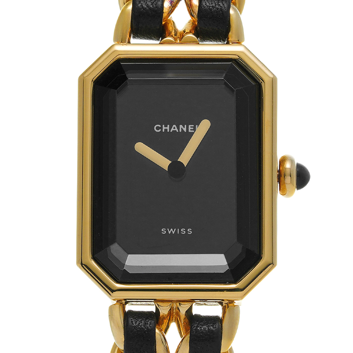 シャネル / CHANEL プルミエール L H0001 ブラック レディース 時計 
