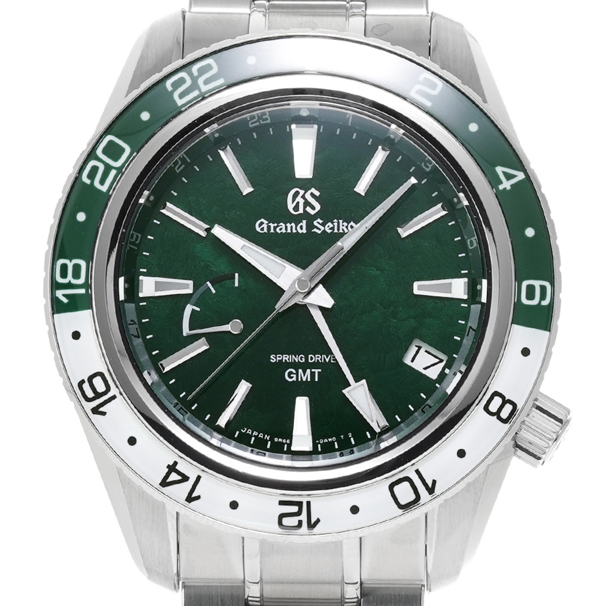 グランドセイコー / Grand Seiko スポーツコレクション スプリングドライブ GMT SBGE295 グリーン メンズ 時計  【中古】【wristwatch】