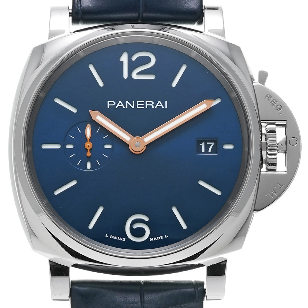 パネライ / PANERAI ルミノール ドゥエ 3デイズ アッチャイオ PAM01274 ブルー メンズ 時計 【中古】【wristwatch】