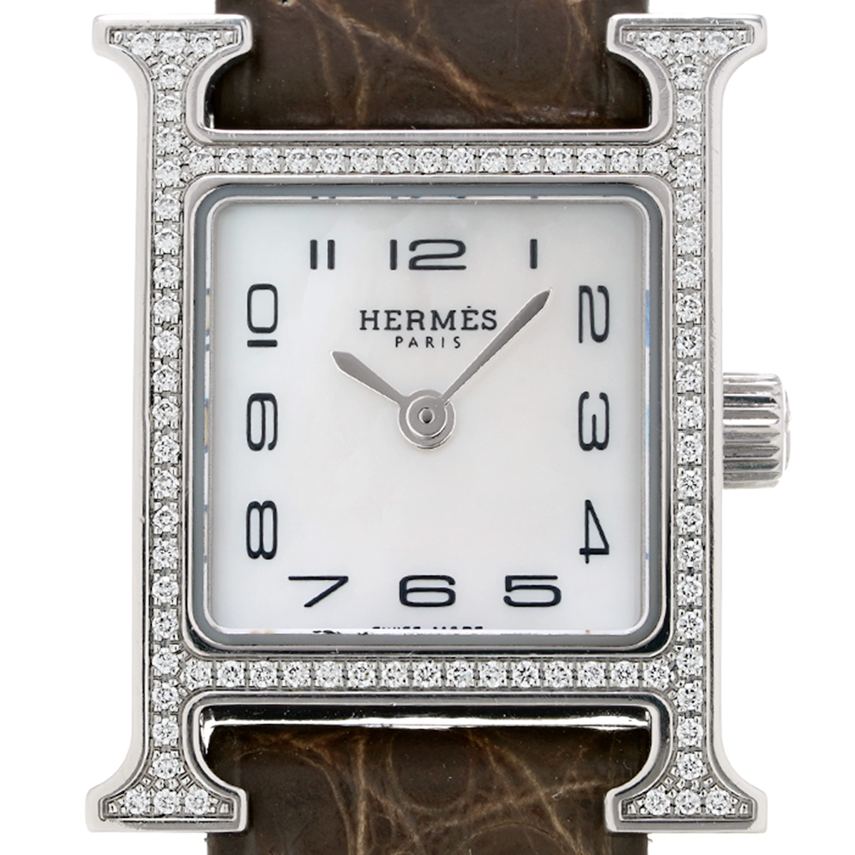 エルメス HERMES CL4.230.212/3821 ホワイトシェル レディース 腕時計