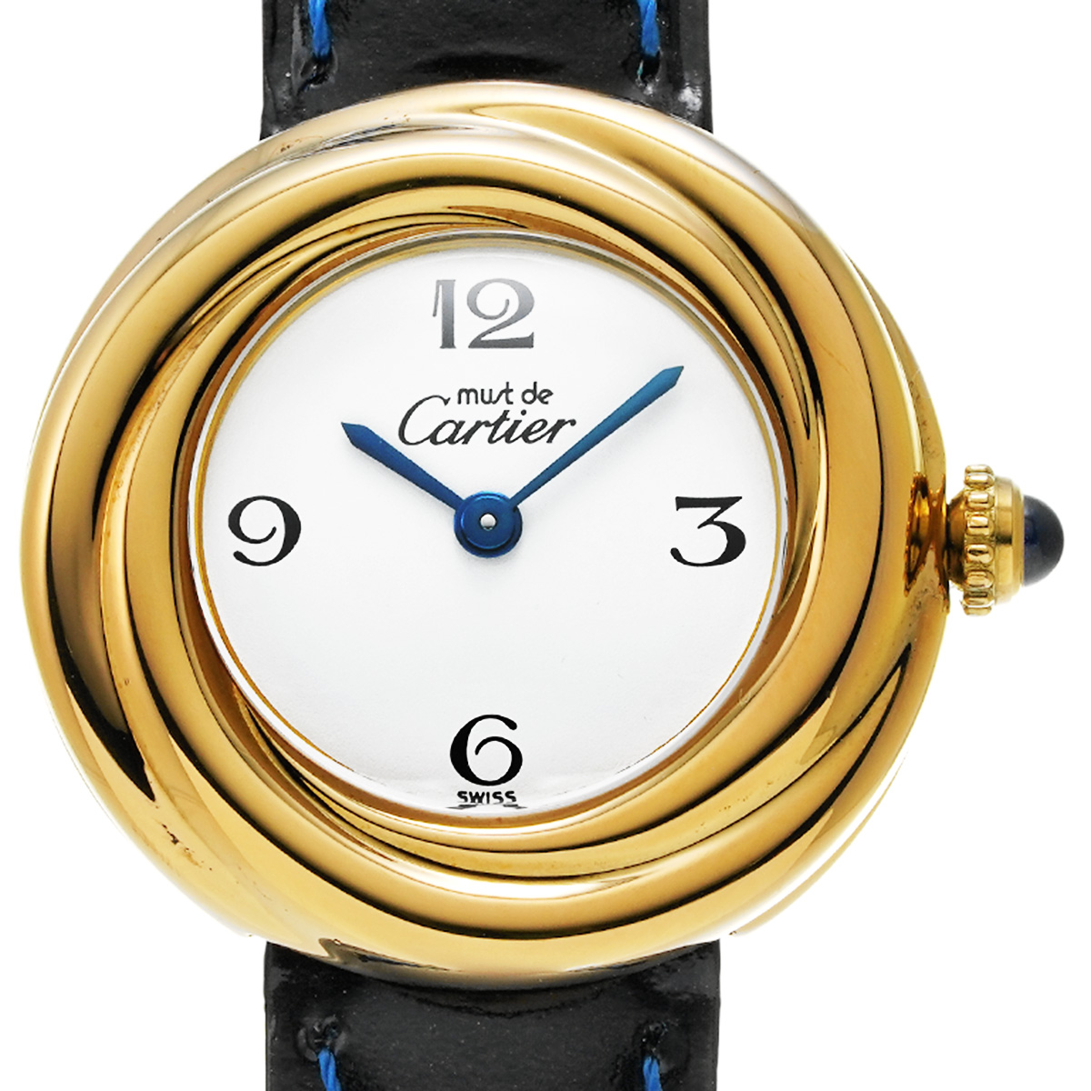 カルティエ / CARTIER マスト トリニティ W1010844 ホワイト レディース 時計 【中古】【wristwatch】