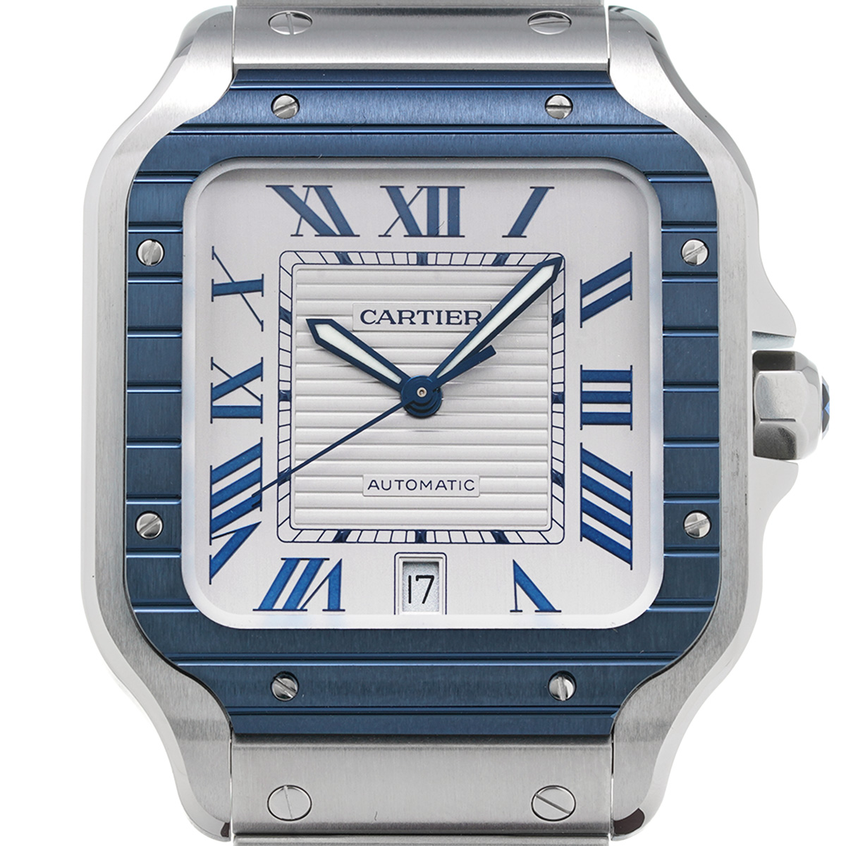 カルティエ / CARTIER サントス ドゥ カルティエ LM WSSA0047 グレー メンズ 時計 【中古】【wristwatch】