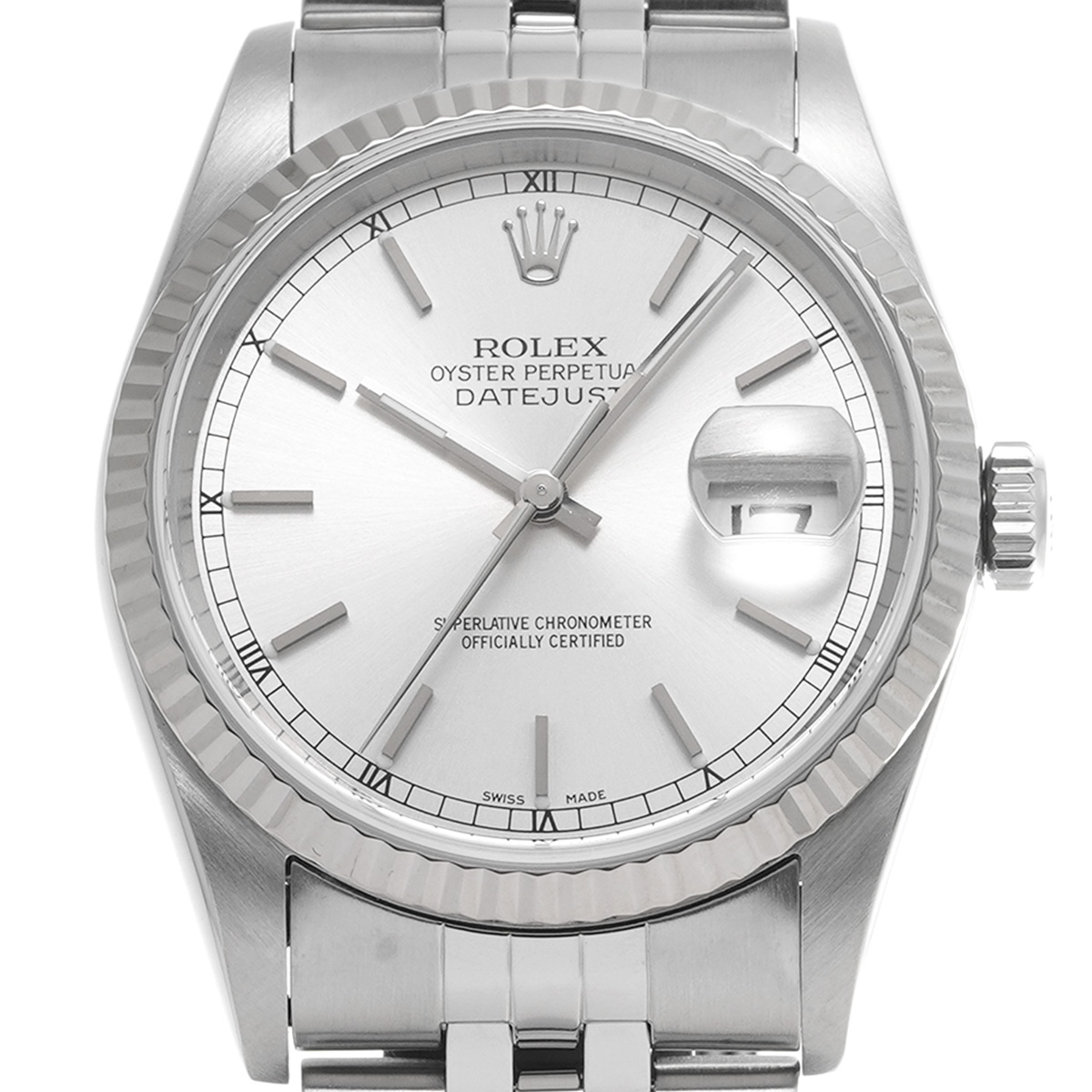 ロレックス ROLEX 16234 U番(1998年頃製造) シルバー メンズ 腕時計