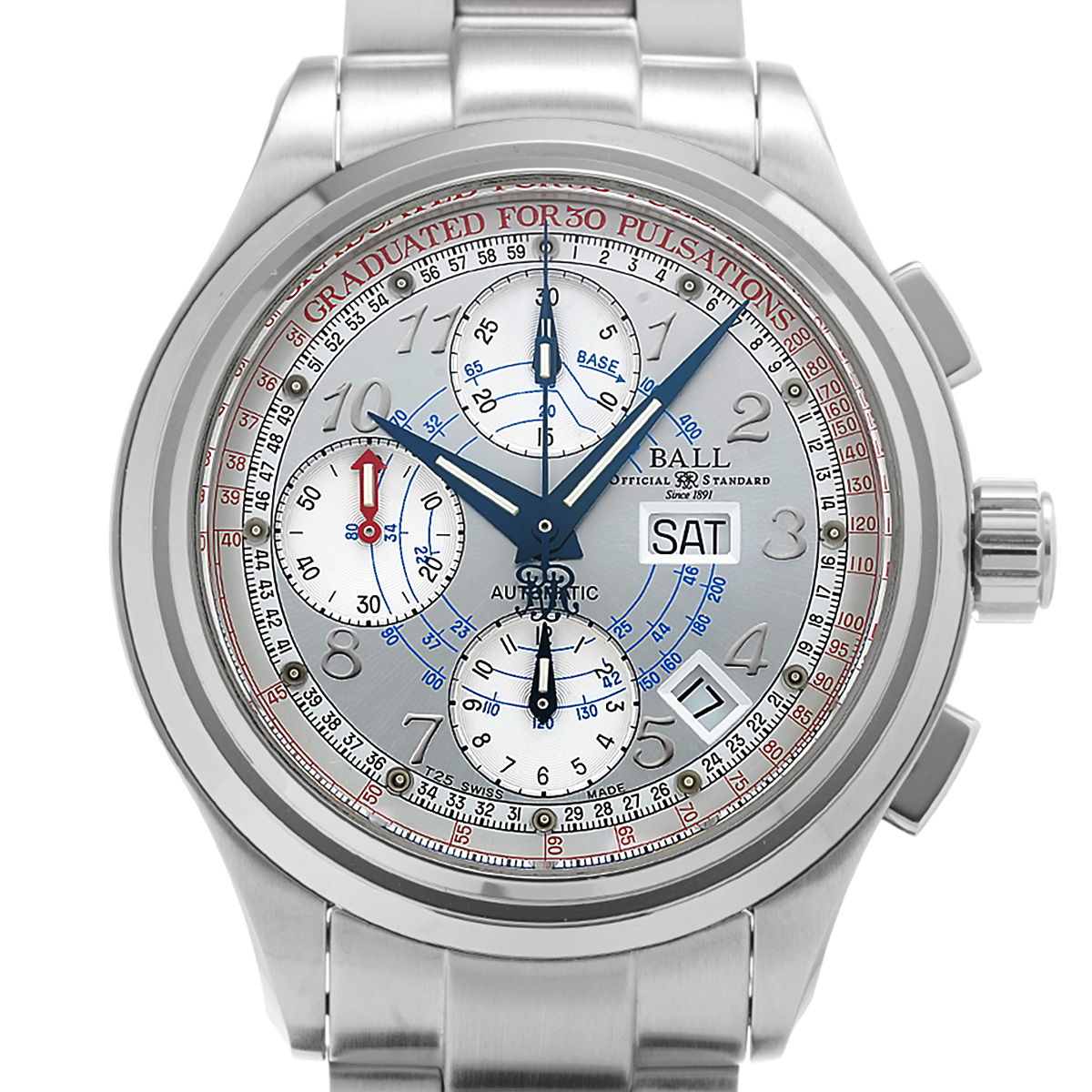 ボールウォッチ BALLWATCH CM1010D-SJ-WH シルバー /ホワイト メンズ 腕時計