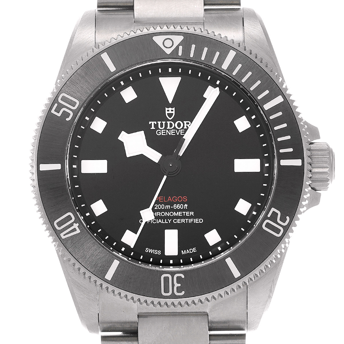 腕時計(アナログ)チューダー / チュードル TUDOR 25407N ブラック