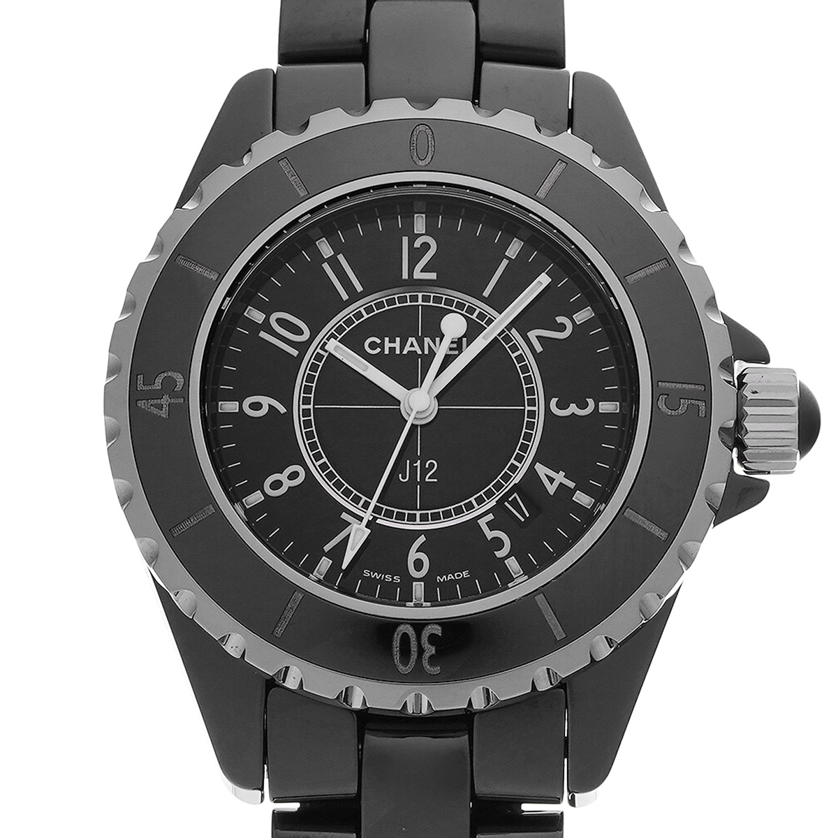 ファッション小物シャネル 腕時計 J12 H0682 レディース 黒