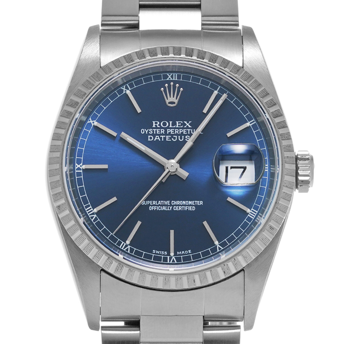 ロレックス ROLEX 16220 A番(1998年頃製造) ブルー メンズ 腕時計