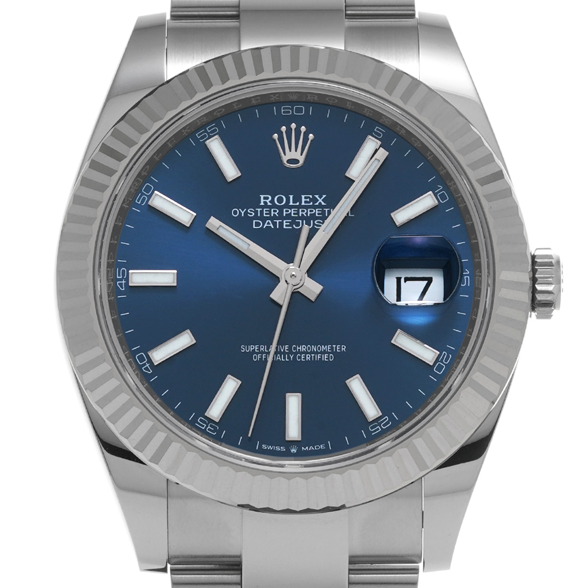 取引市場デイトジャスト41 ブライトブルー 腕時計(アナログ)