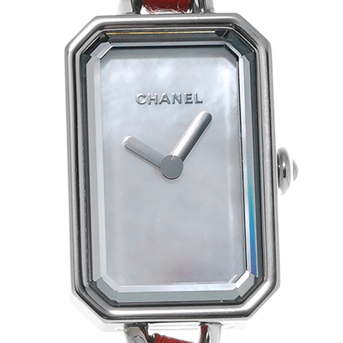 シャネル プルミエール ロック H5313 ホワイトシェル レディース 時計 【中古】【wristwatch】