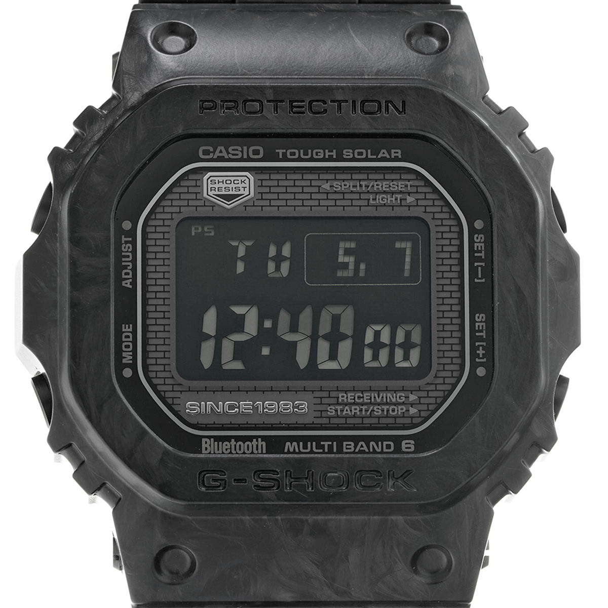 カシオ G-SHOCK GCW-B5000シリーズ G-SHOCK 40th カーボンエディション GCW-B5000UN-1JR ブラック メンズ  時計 【中古】【wristwatch】: ブランド時計｜WATCHNIAN(ウォッチニアン)公式通販/旧一風騎士