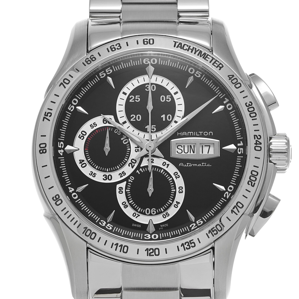 【美品】ハミルトン　ジャズマスターロードレーシング ハミルトン ジャズマスター ロードレーシング H328162 ブラック メンズ