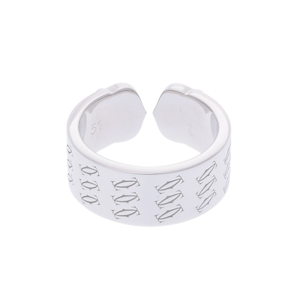 カルティエ　ゴールドシルバー二重リング カルティエ ゴールドシルバー二重リング カルティエ ゴールド