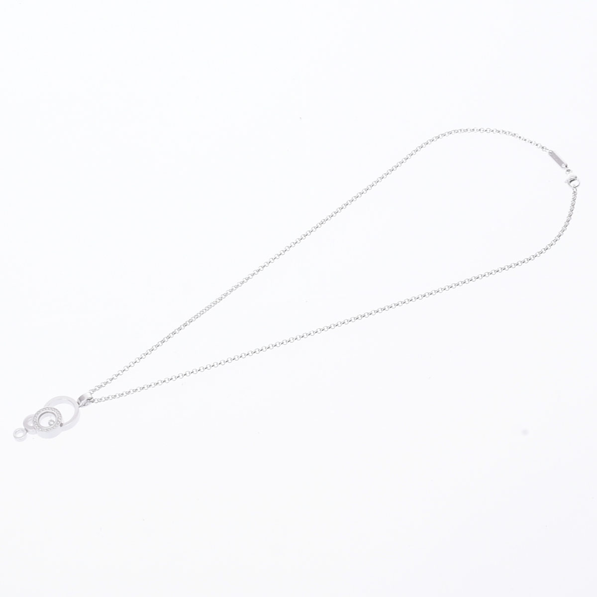 ショパール バブル ハッピーダイヤモンド ネックレス シルバー