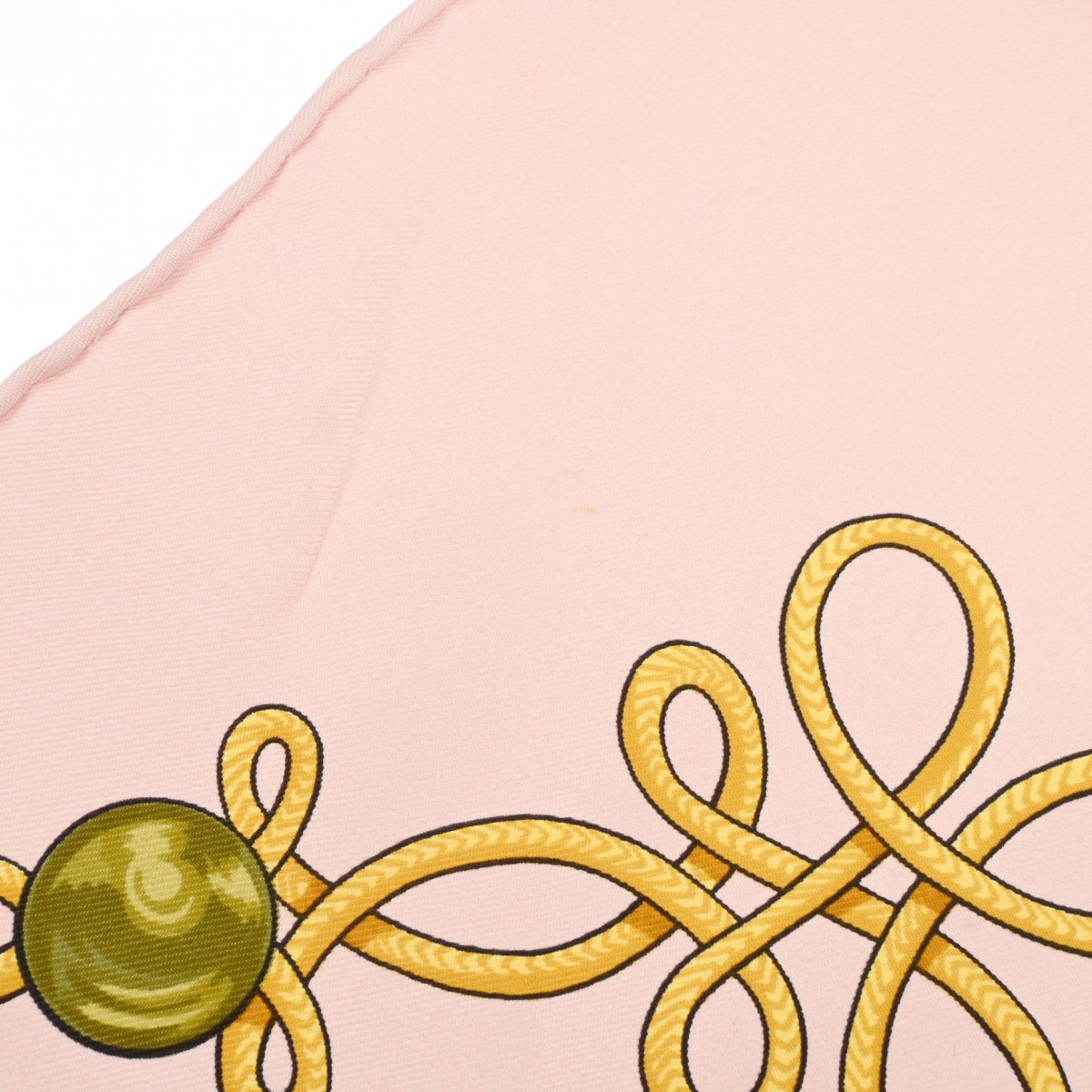 エルメス　カレ90　BRANDEBOURGS　タグなし エルメス カレ90 BRANDEBOURGS ブランデンブルク飾り スカーフ