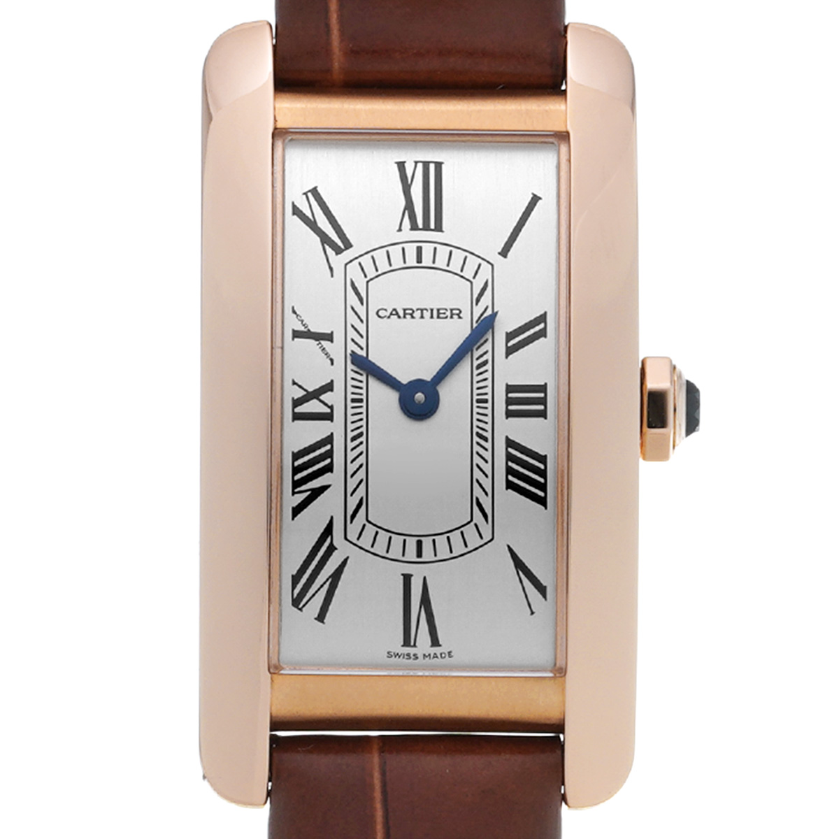 カルティエ タンクアメリカン WGTA0133 シルバー ユニセックス