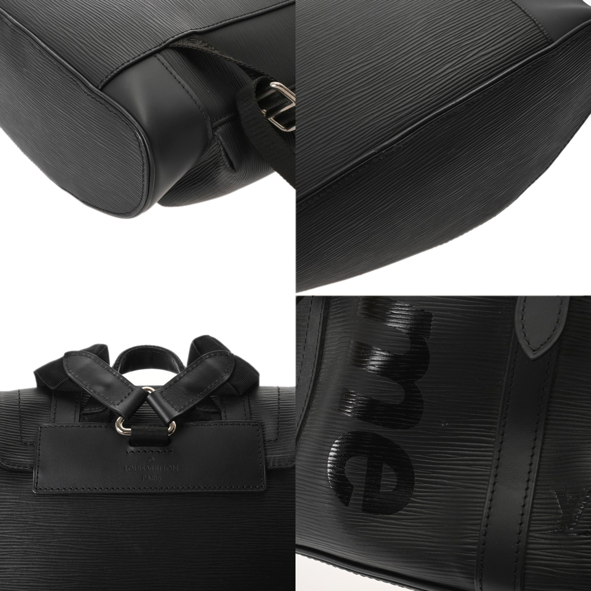 ルイ ヴィトン エピ クリストファー PM ノワール M53413 レザー