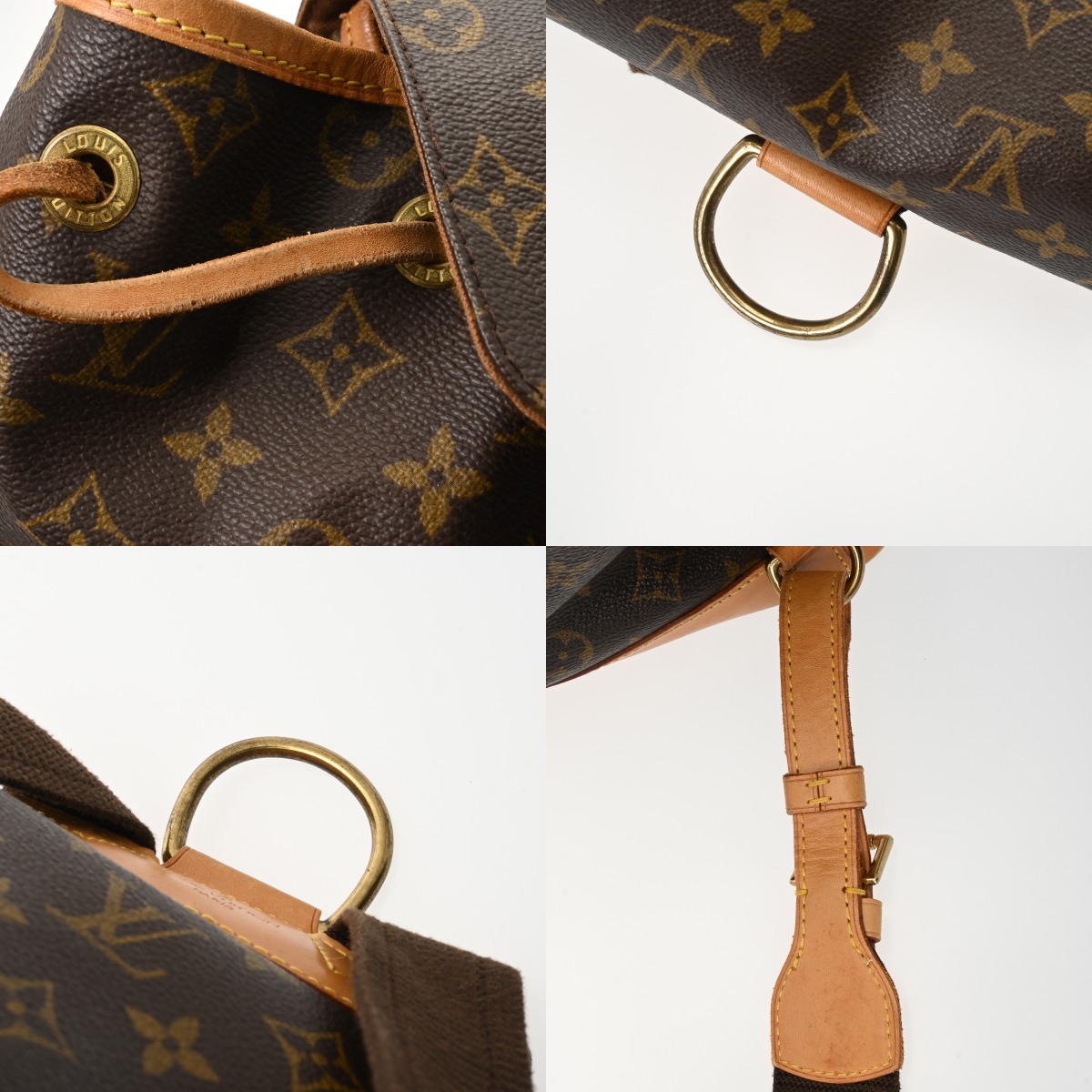 ルイ ヴィトン モノグラム モンスリ GM ブラウン M51135 モノグラム