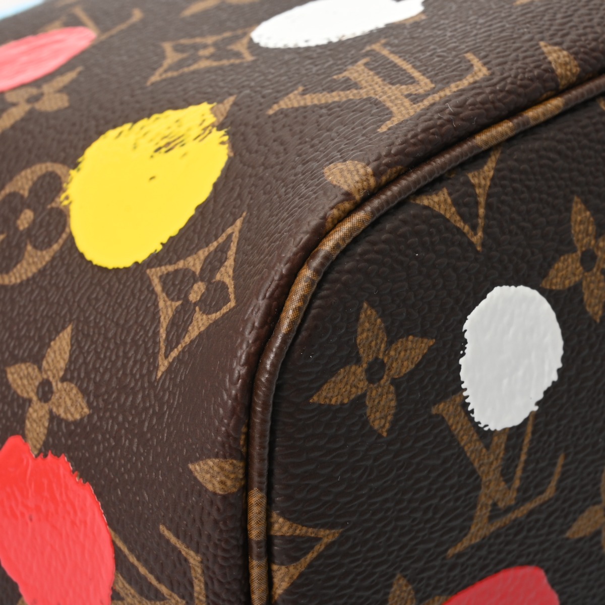 ✨️極美品✨️ LOUISVUITTON ルイヴィトン ムートン レザー 希少カラー プティ・パレ PM バイカラー モノグラム・アンプラント レザー