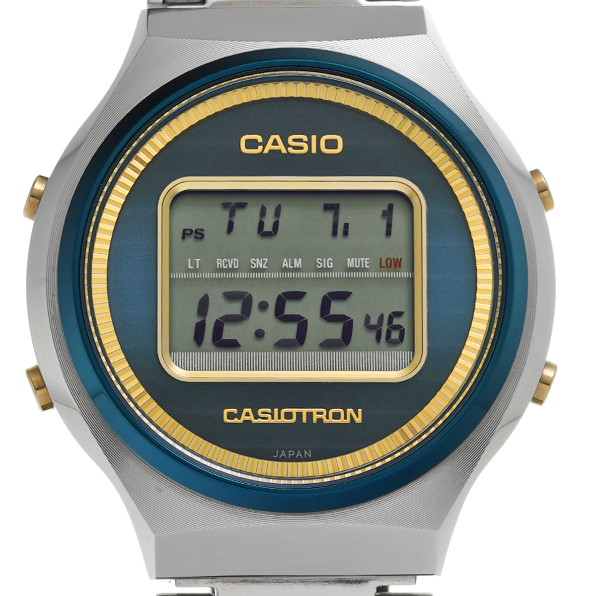 カシオ カシオトロン 復刻限定モデル TRN-50-2AJR ブルー メンズ 時計