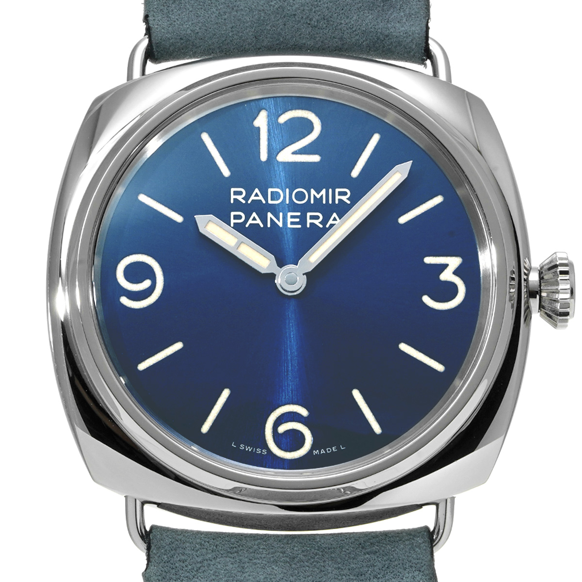 パネライ ラジオミール オフィチーネ PAM01383 ブルー メンズ