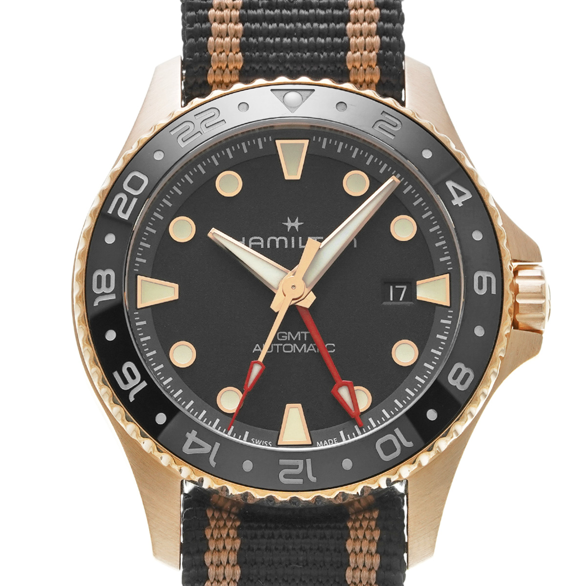 ゆういちです！　ハミルトン　カーキ　オートマチック カーキ アビエーション X-Wind GMT Chrono Quartz - ダイヤル