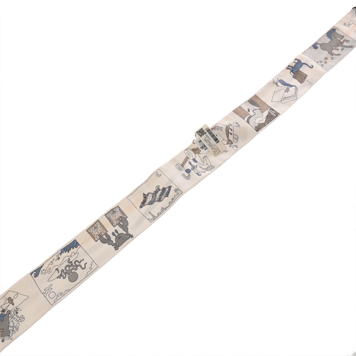 エルメス ツイリー A VOS CRAYONS ホワイト系マルチカラー