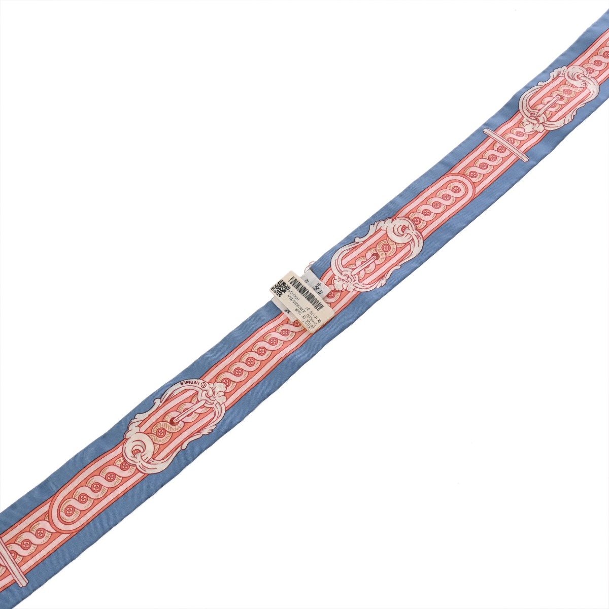 エルメス ツイリー BRIDE DE COUR ブルー系マルチカラー シルク