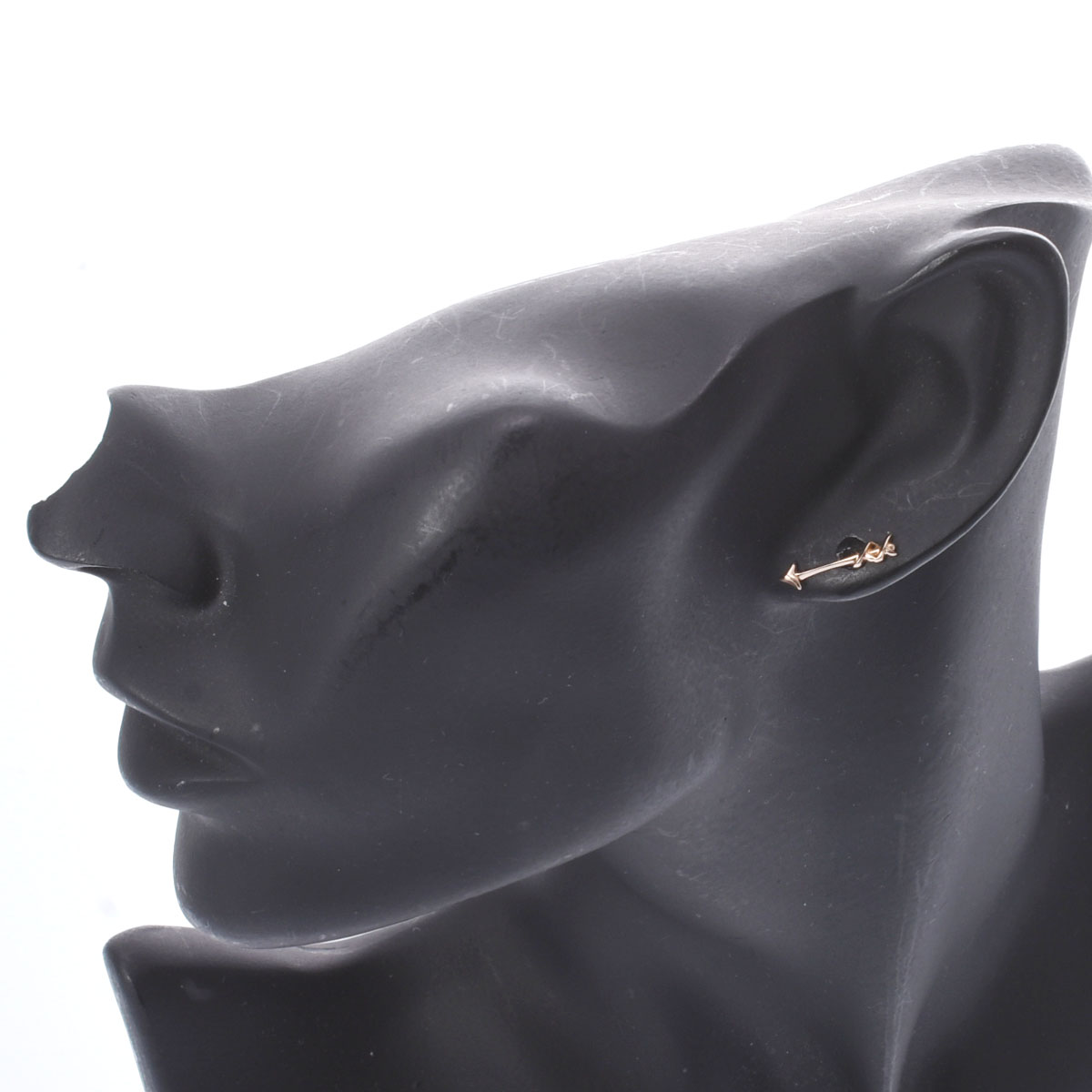 ティファニー グラフィティ ラブ＆キス アロー ピアス ゴールド K18