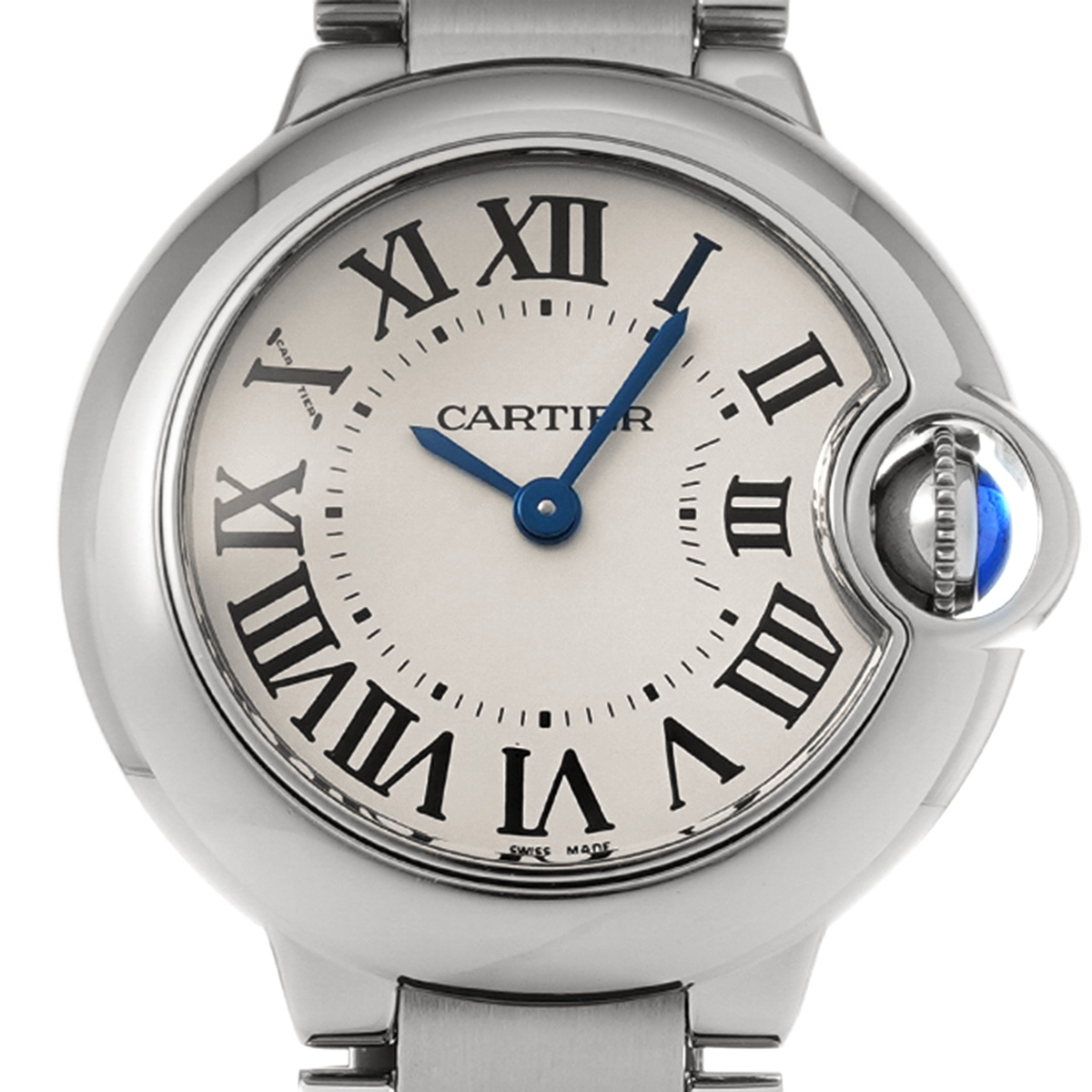 カルティエ バロンブルー ドゥ カルティエ 28mm W69010Z4 シルバー