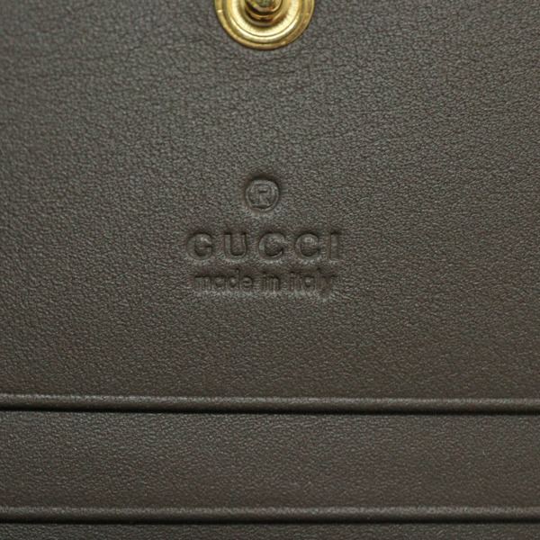 グッチ / GUCCI GGスプリーム コンパクトウォレット　GGスプリーム　ベージュ　508757　ミニ財布 コンパクトウォレット ベージュ  508757 PVC/レザー レディース 財布 【未使用】【purse】