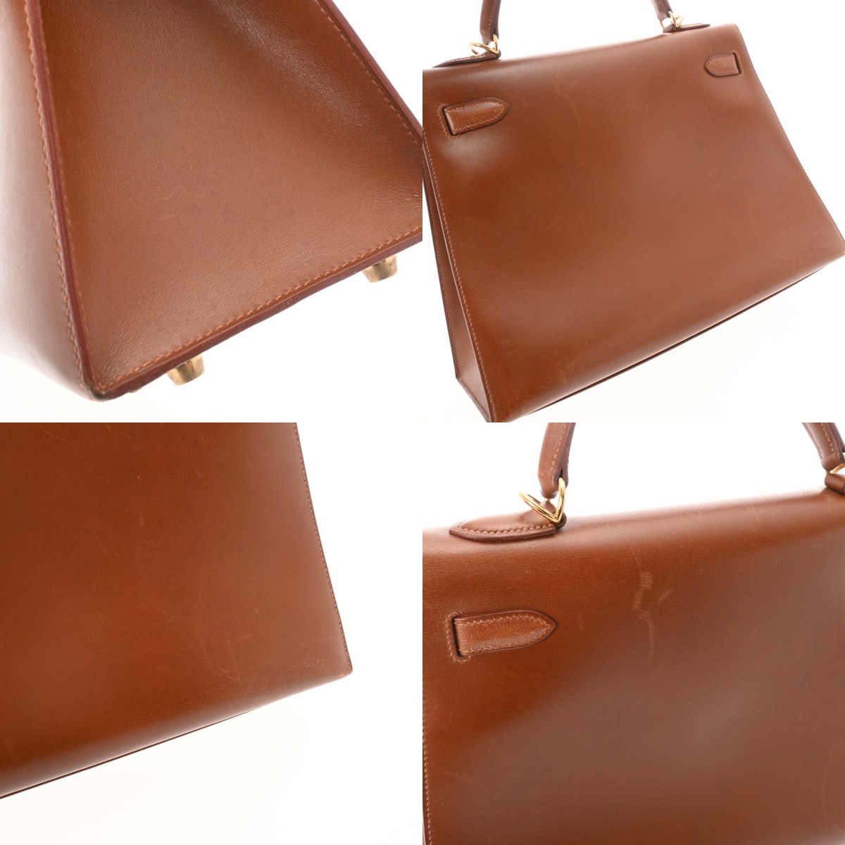 エルメス ケリー 32 外縫い 2WAY ノアゼット ボックスカーフ