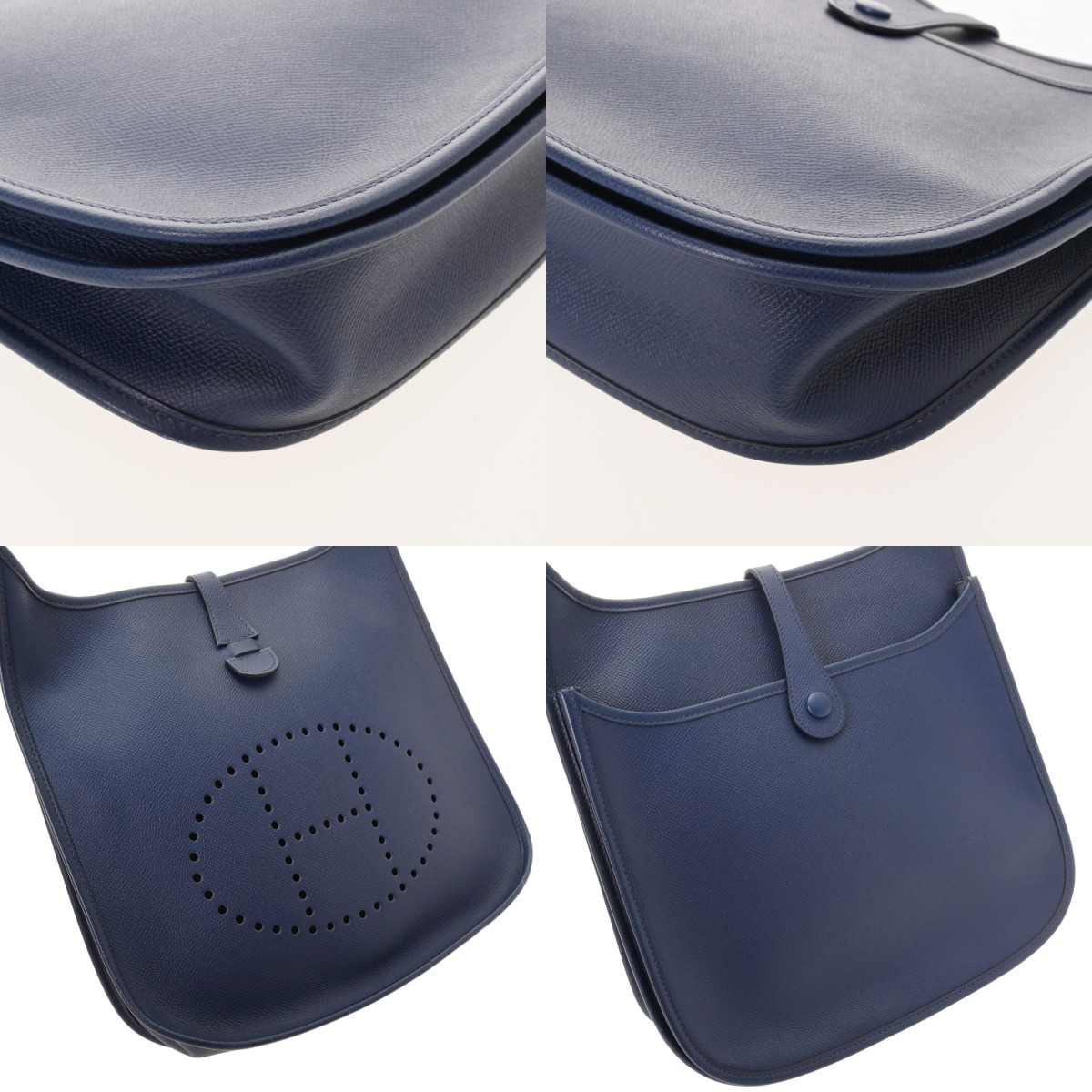 エルメス エブリン エヴリン3 PM ブルーアンクル ヴォーエプソン