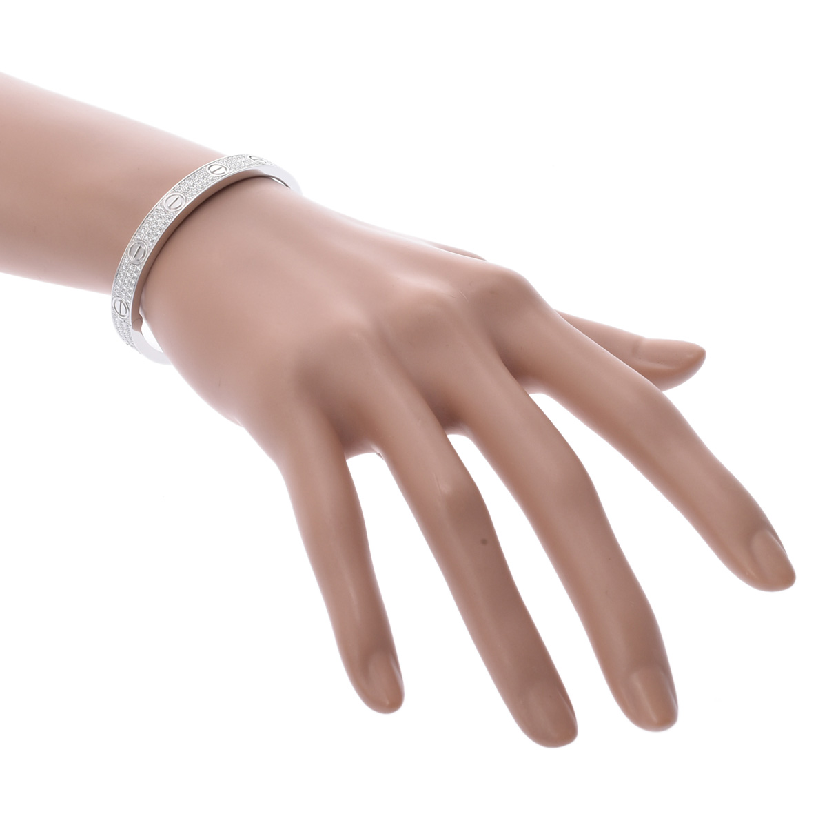 【保証書付】カルティエ ラブブレス WG 18 ホワイトゴールド 保証書付】カルティエ ラブブレス WG 18 ホワイトゴールド 楽天