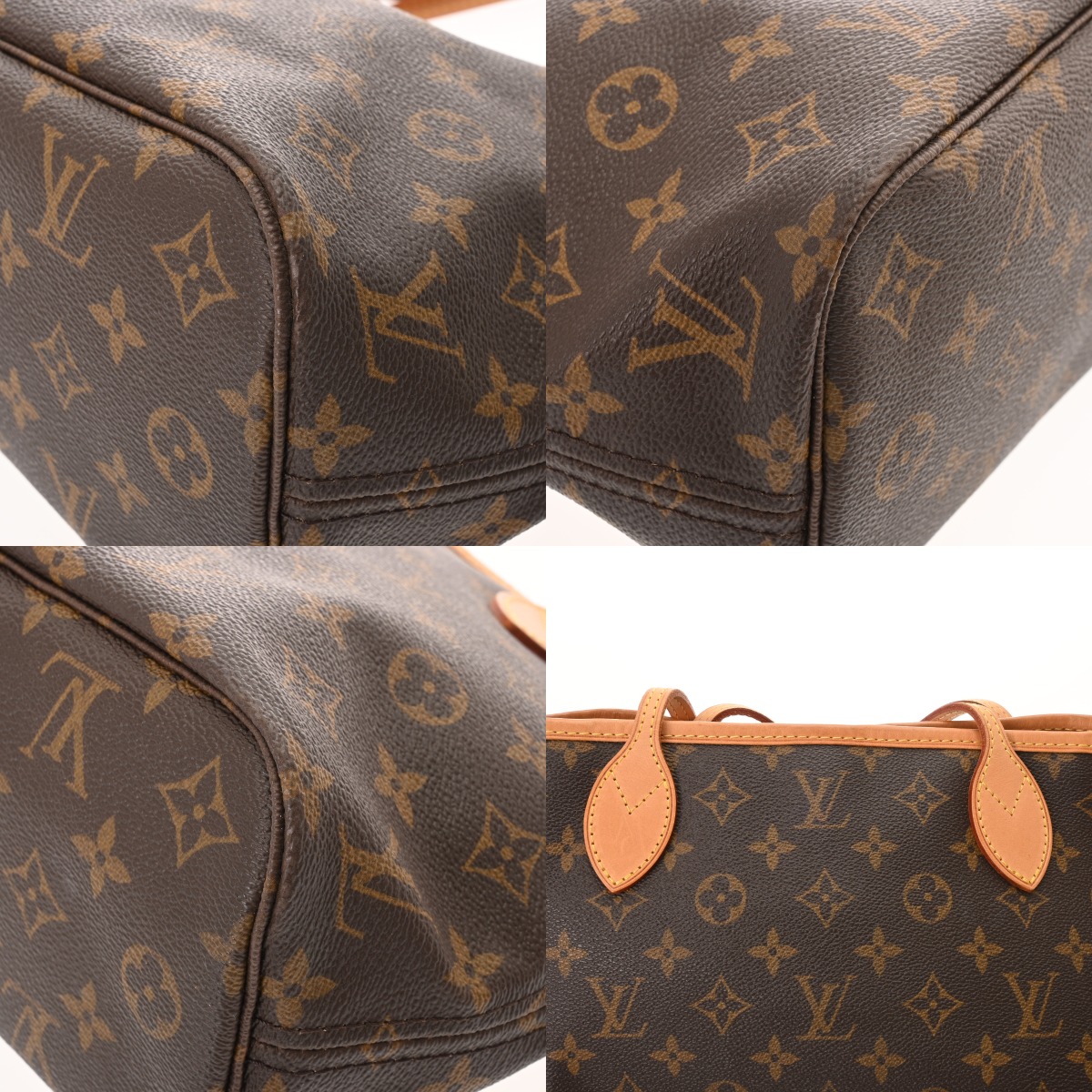 ルイ ヴィトン モノグラム ネヴァーフル PM ブラウン/ベージュ