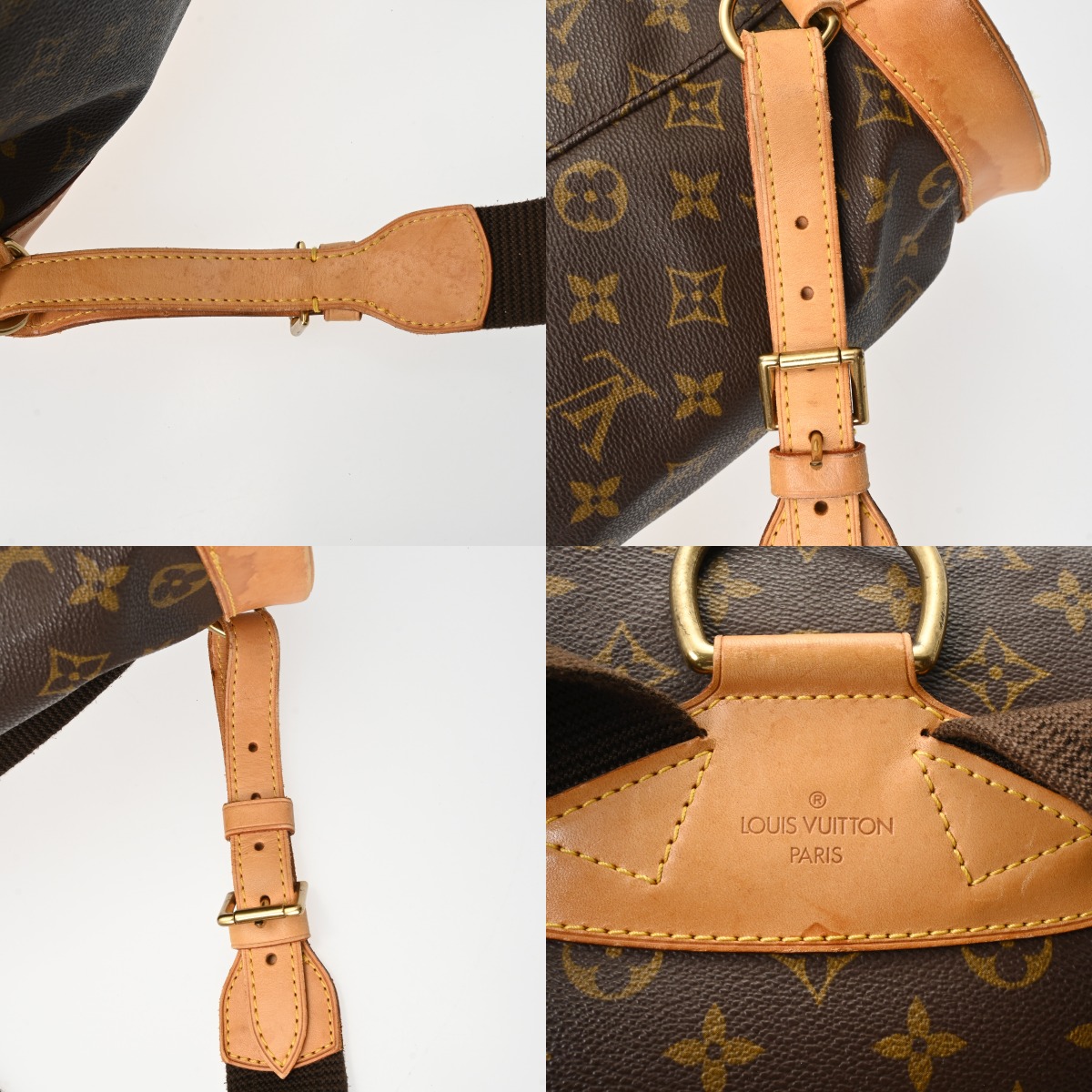 ルイ ヴィトン モノグラム モンスリ GM ブラウン M51135 モノグラム