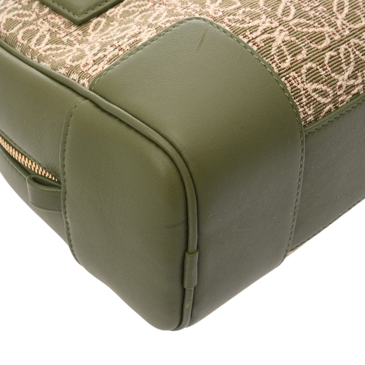 ロエベ グリーンバック アナグラム 美品】 LOEWE / ロエベ | ゴヤ アナグラムロゴ レザー スモール