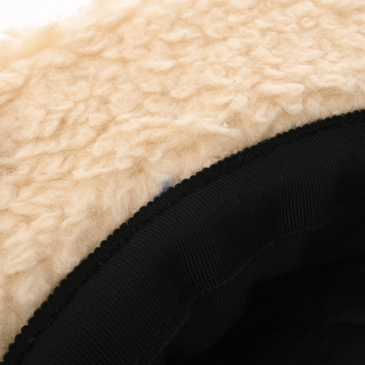 シャネル キャスケット COCO NEIGE #L ホワイト フェイクファー