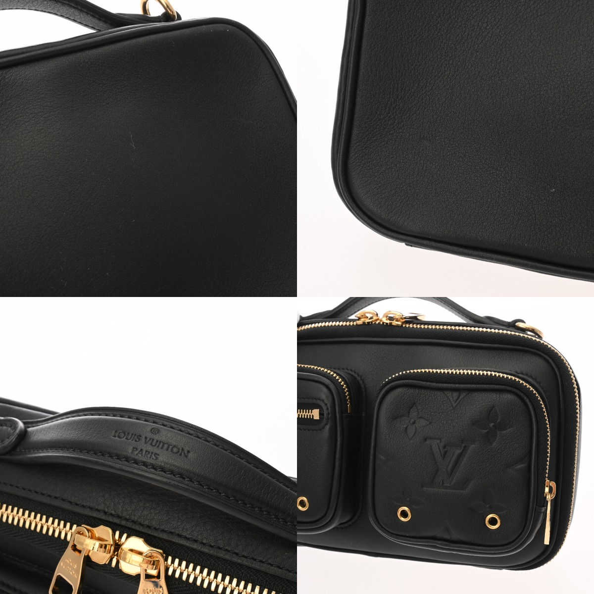 ルイ ヴィトン ユーティリティクロスボディ ブラック M80450 カーフ