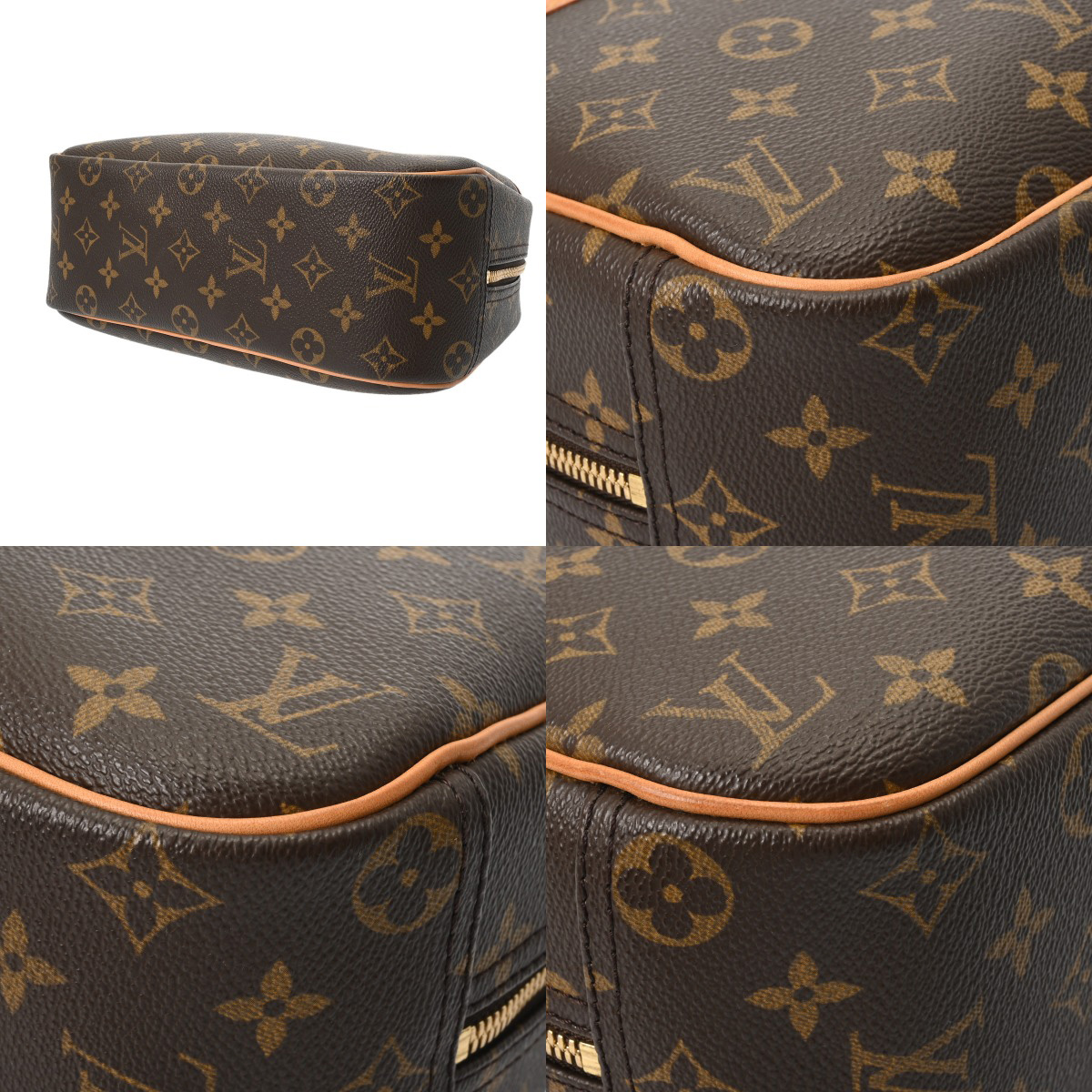 ルイ ヴィトン モノグラム トゥルーヴィル ブラウン M42228 モノグラム