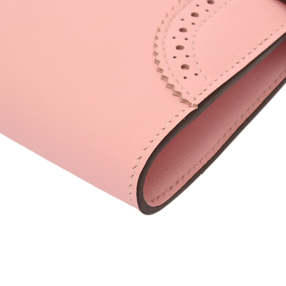 HERMES 【新品・未使用品】エルメス ケリーウォレット ギリーズローズサクラ HERMES エルメス 長財布 ケリーウォレット ロング ギリーズ ローズ