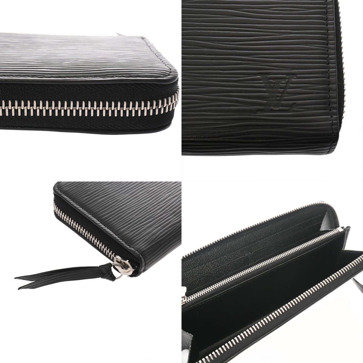 ルイヴィトン M60915 ポルトフォイユ クレマンス 長財布 ブラック ルイ ヴィトン エピ ポルトフォイユ クレマンス ノワール M60915