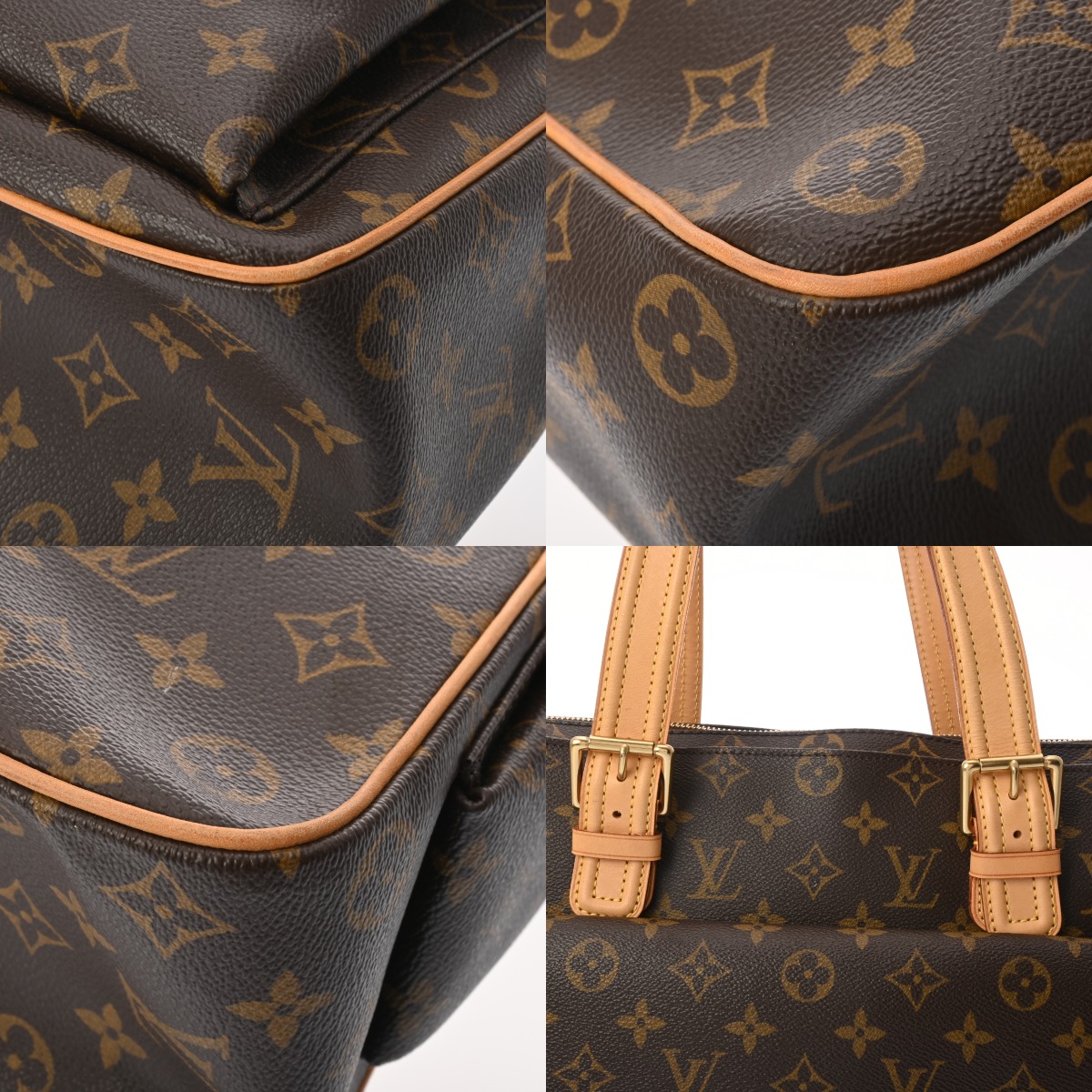 ルイ ヴィトン モノグラム ミュルティプリ シテ ブラウン M51162