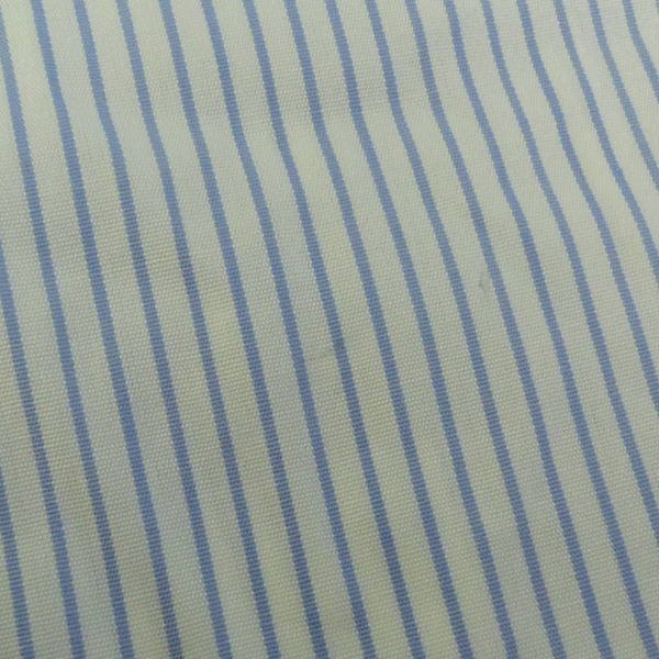 Yシャツ　ストライプ　コットン100%　ブルー×ホワイト　表記サイズ:S Yシャツ ブルー/ホワイト コットン LOUIS VUITTON  ルイ・ヴィトン レディース 【中古】