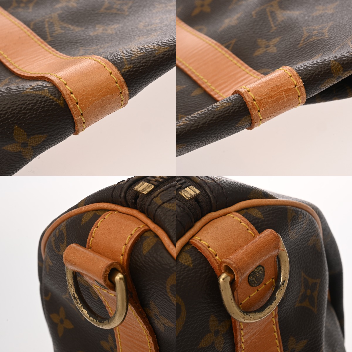 ルイ ヴィトン モノグラム キーポル バンドリエール 50 ブラウン