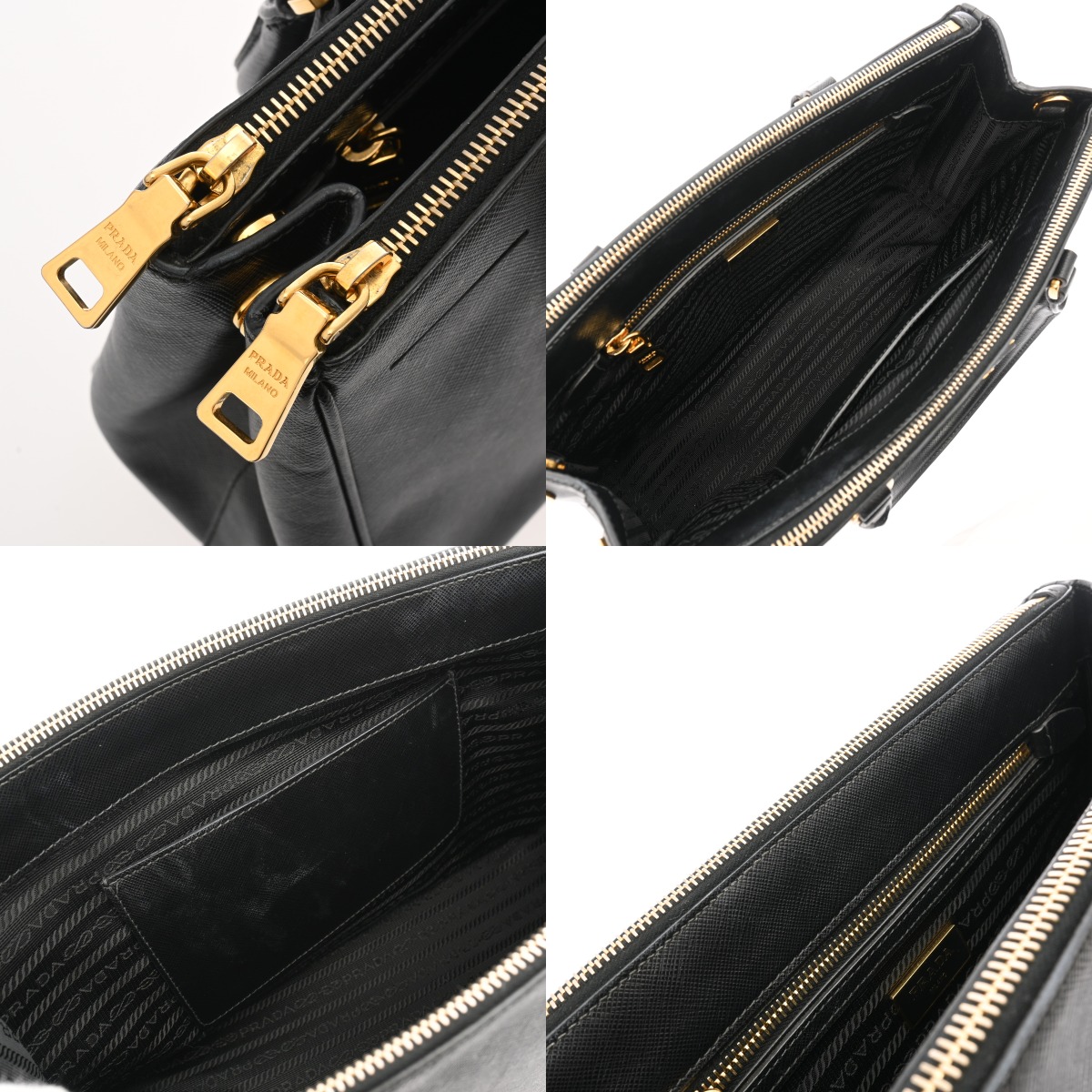 プラダ ハンドバッグ 2WAY ブラック BN1801 サフィアーノレザー