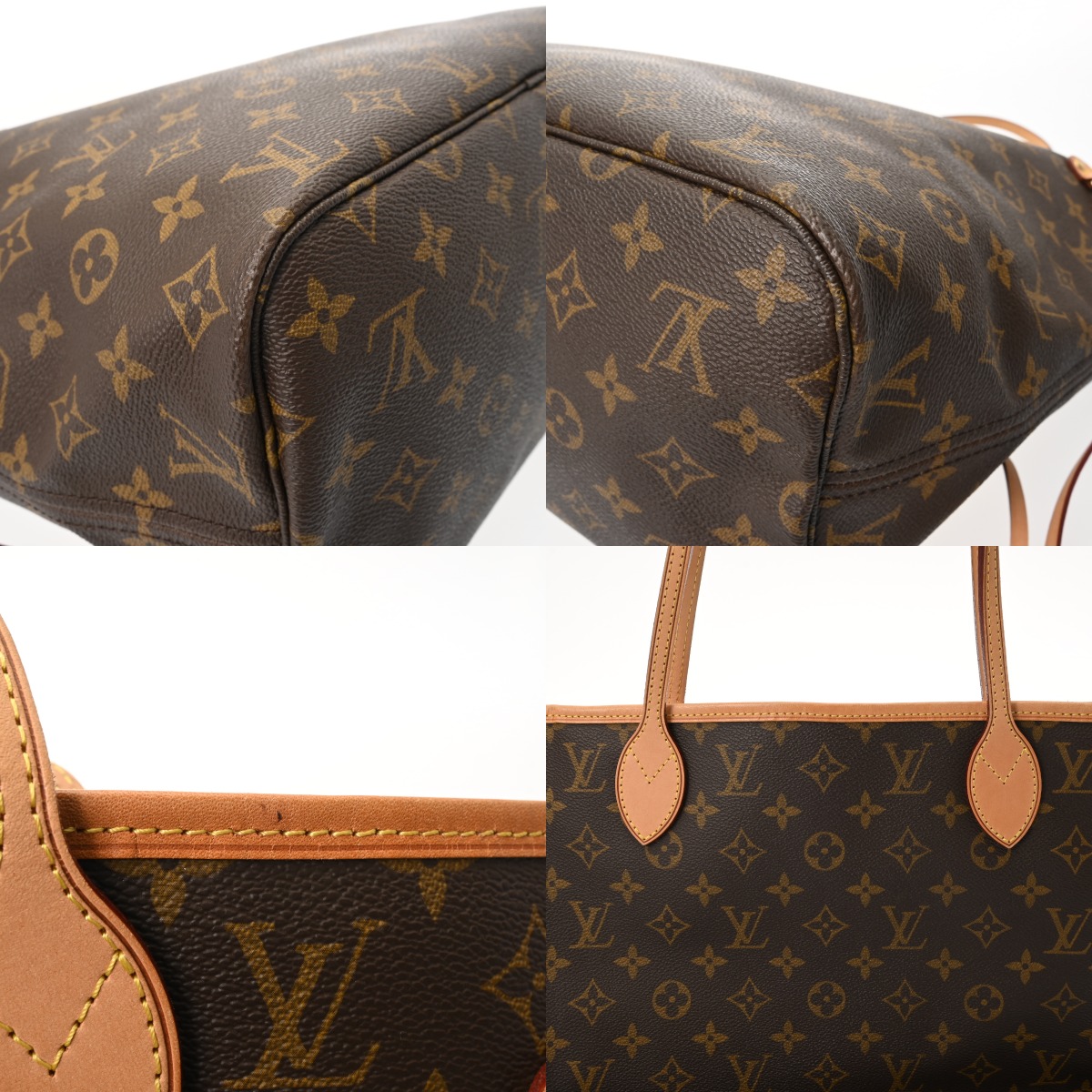 ルイ ヴィトン モノグラム ネヴァーフル MM ブラウン M40156