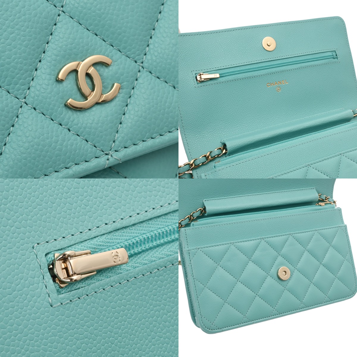 CHANEL 水色 二つ折り財布 キーチェーン付き 楽天市場】CHANEL(シャネル) マトラッセ クラシック スモール フラップ