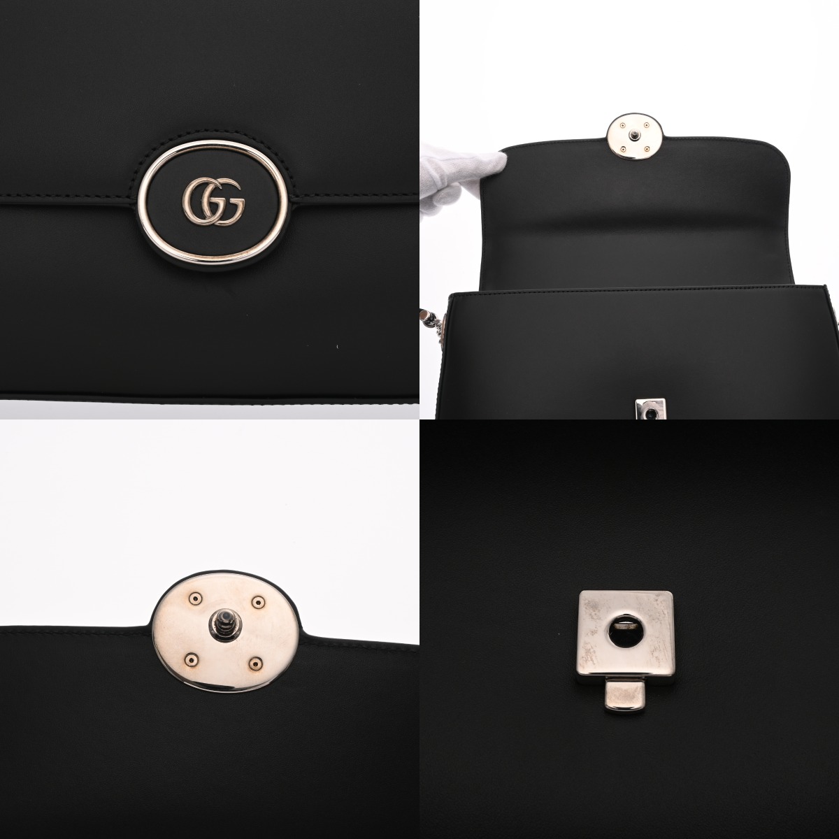 グッチ スモール ショルダー プチGG ブラック 739721 498879